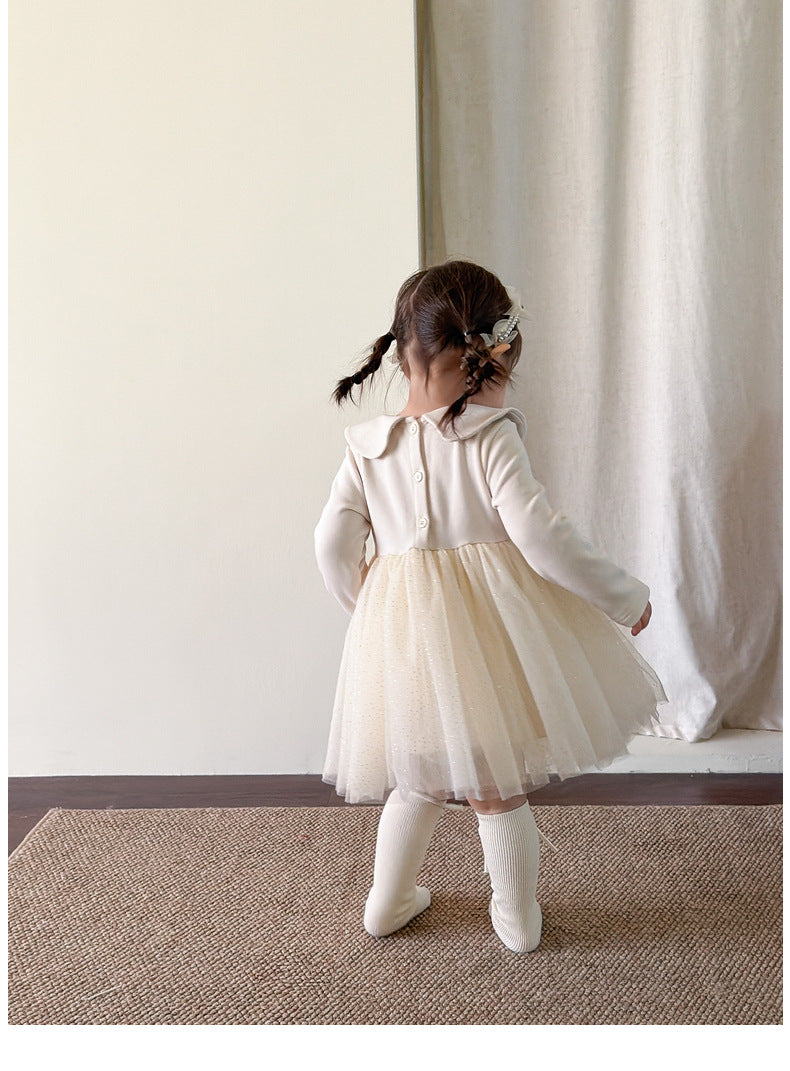 【73-110cm】亮晶晶網紗公主裙