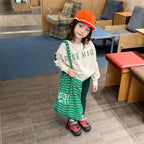 【80-130cm】(3色) 字母長袖T