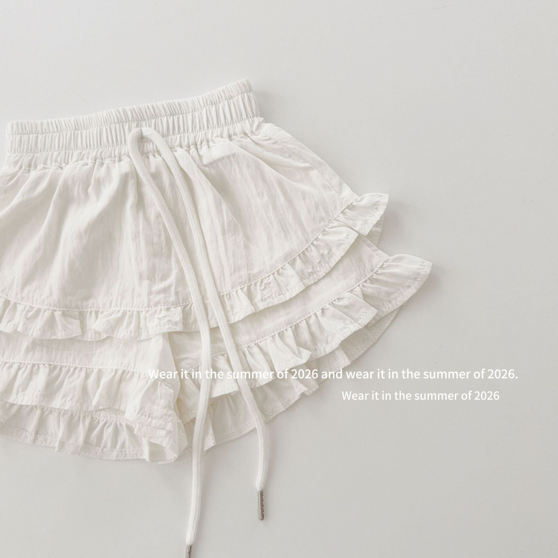 【90-150cm】韓版荷葉邊褲裙