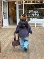 【現貨 90/120cm】【加絨】字母連帽T