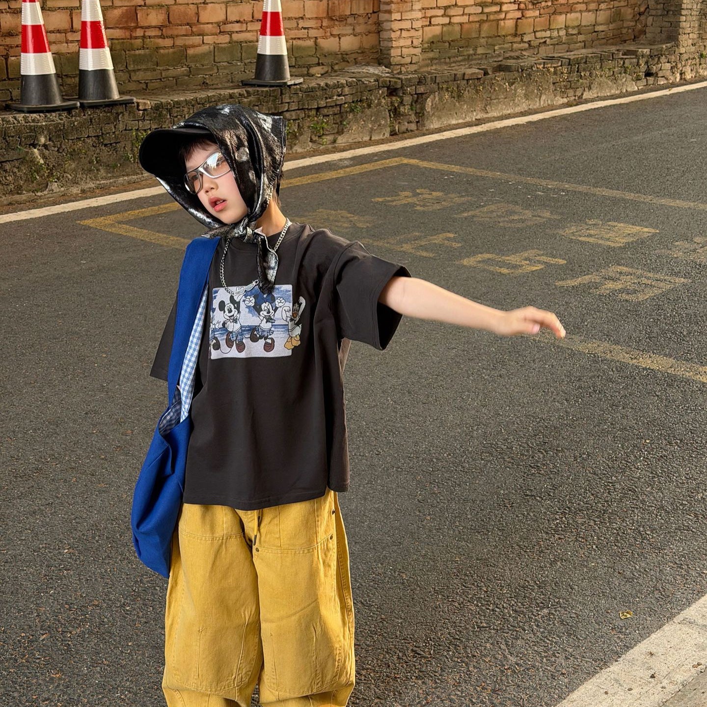 【90-160cm】全棉米奇朋友T