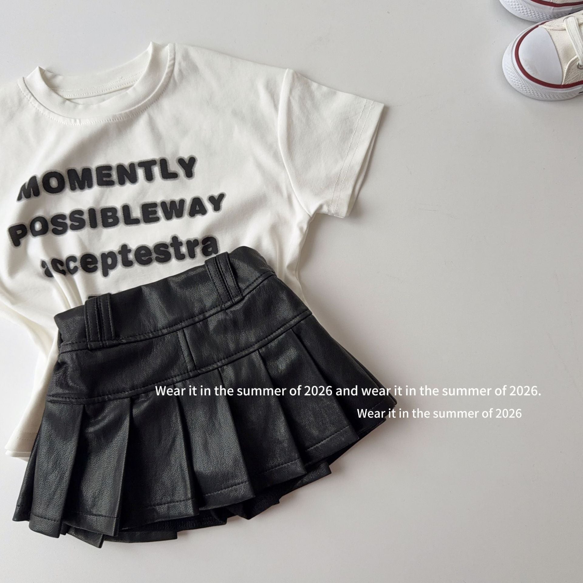 【90-150cm】寬鬆休閒字母T