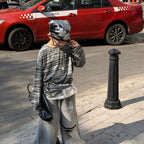 【90-160cm】條紋設計感街頭帥氣長袖打底衫