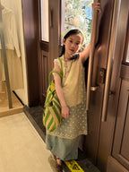 【100-160cm】韓版鏤空罩衫裙｜打底背心