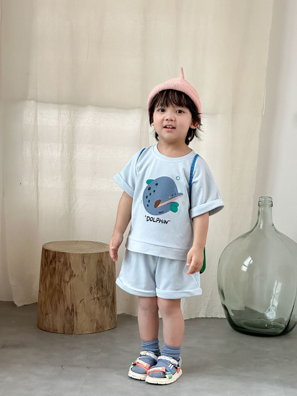 【80-150cm】卡通印花休閒套裝