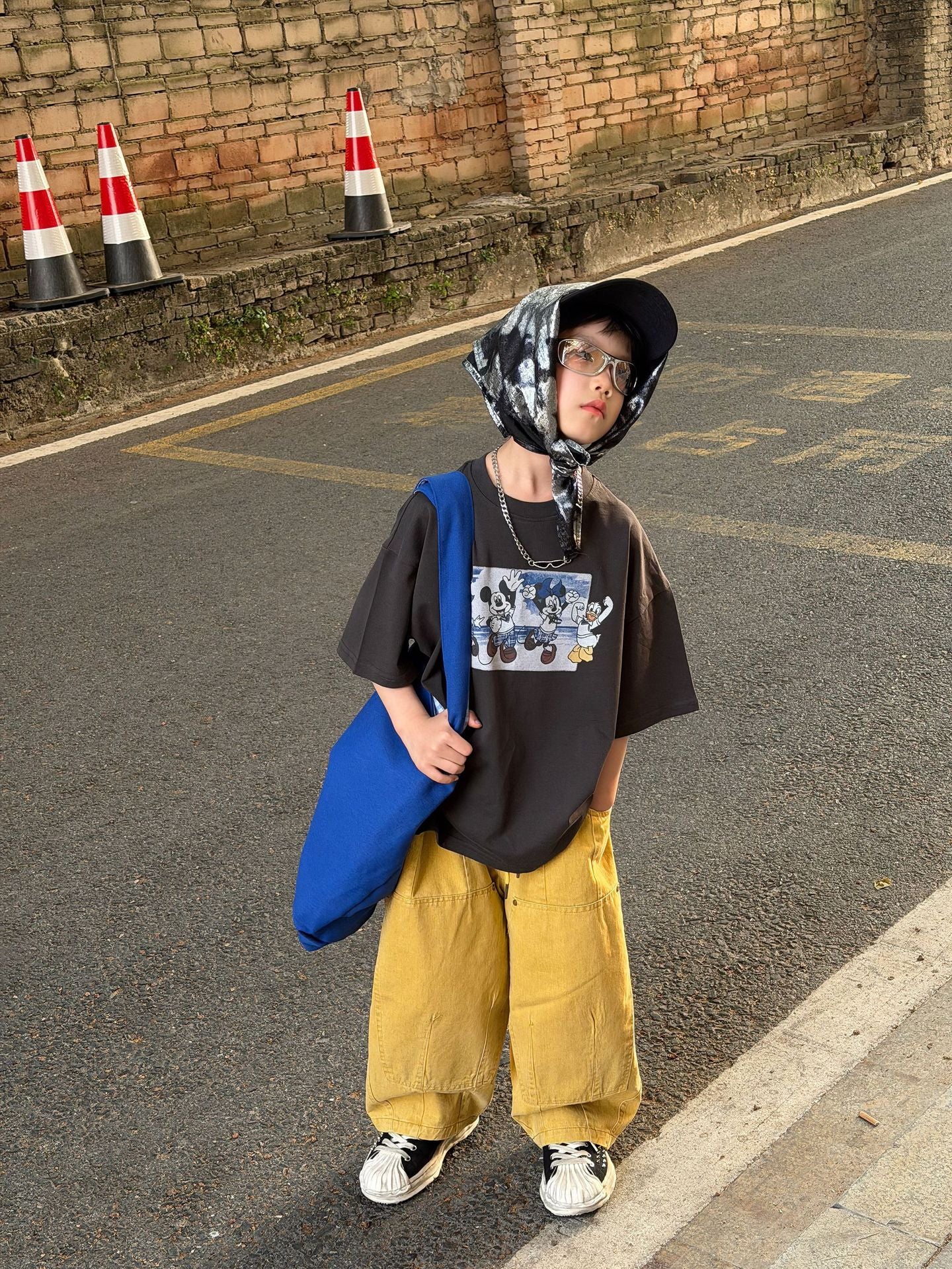 【90-160cm】全棉米奇朋友T