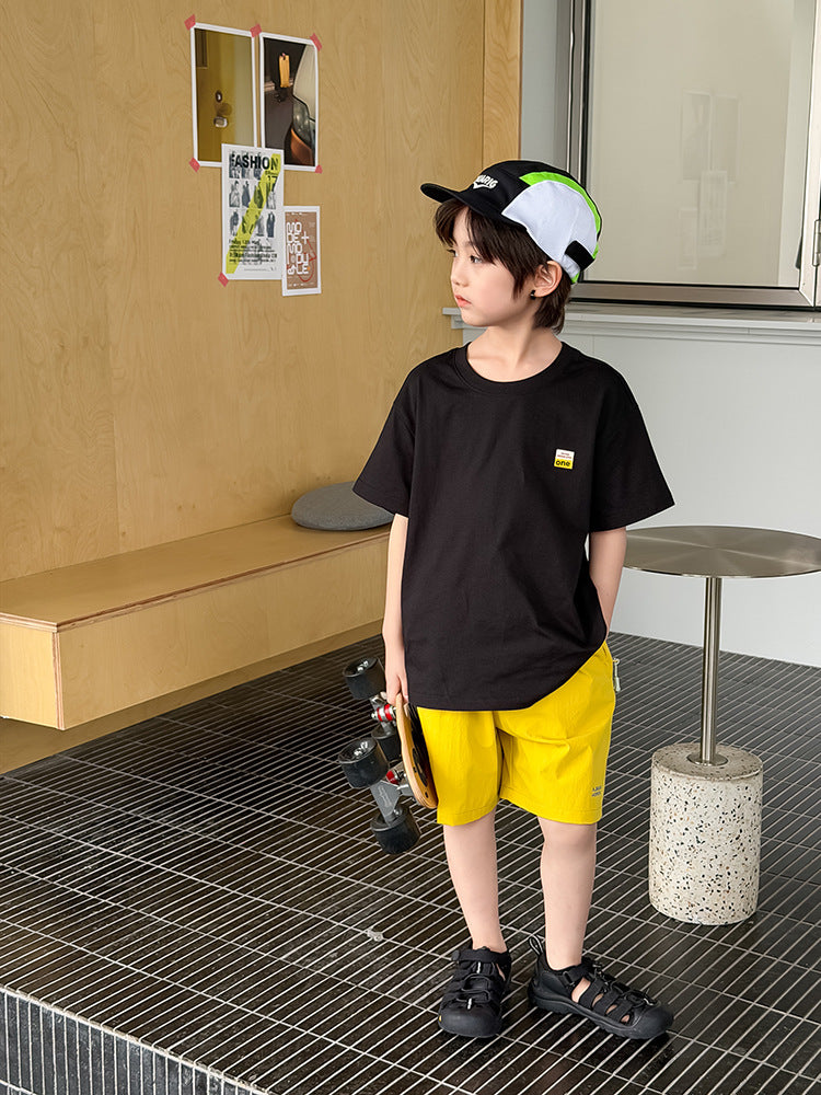 【100-170cm】夏日多色百搭純棉T