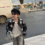 【90-160cm】美式復古GD同款花朵襯衫