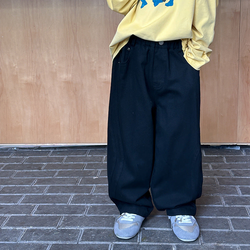 【90-170cm】穿搭神褲 水洗棉休閒長褲