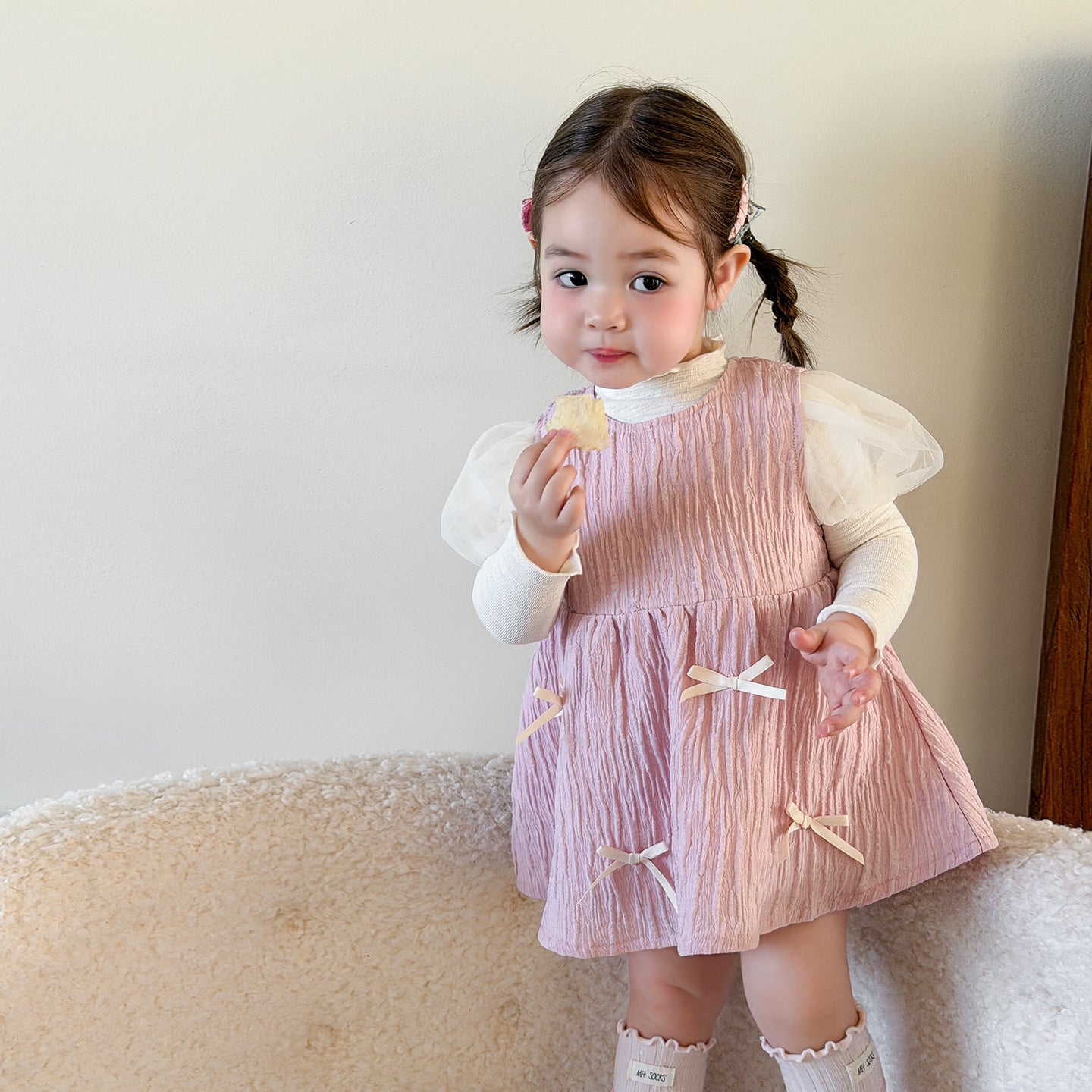 【73-110cm】泡泡袖打底衣 | 公主裙