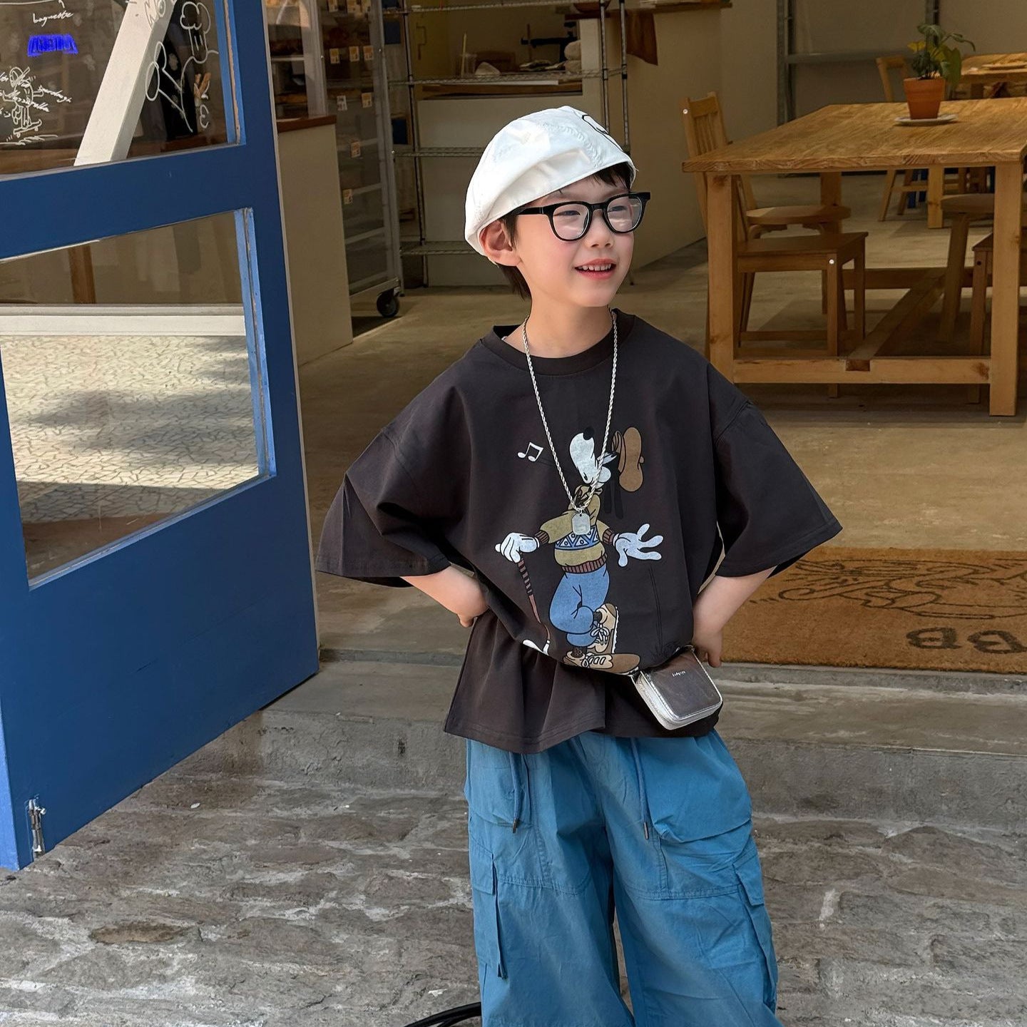 【90-160cm】全棉卡通T