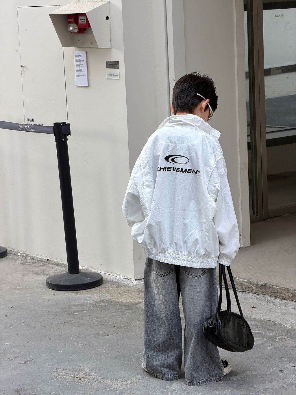 【90-160cm】韓版帥氣休閒戶外衝鋒衣外套