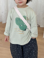 【80-150cm】可愛動物寬鬆純棉T恤