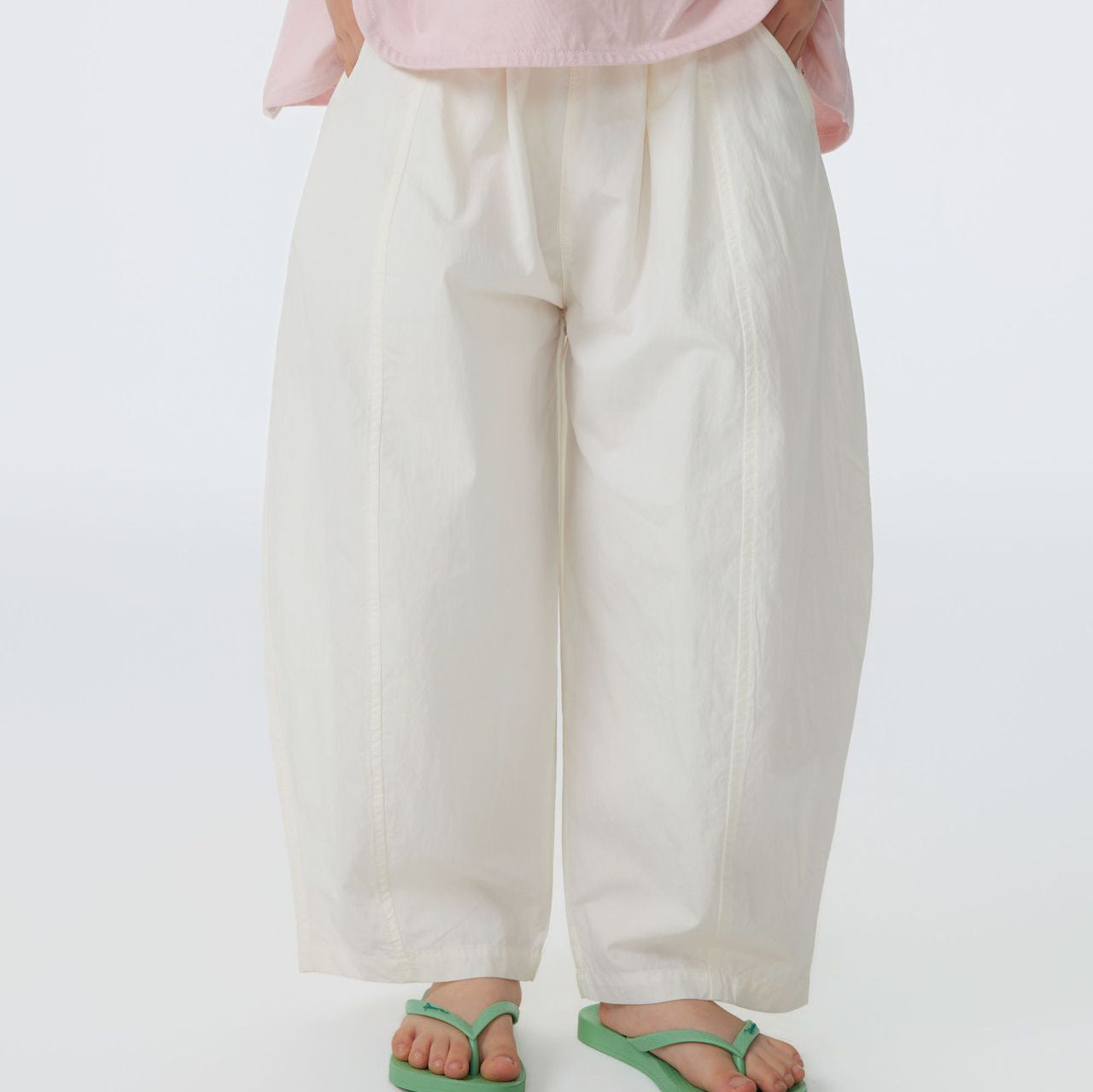 【90-150cm / F】【親子裝】日系拼接蘿蔔褲
