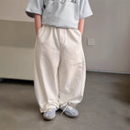 【90-150cm】韓版明線休閒褲