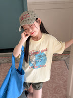 【100-170cm】休閒圓領舒適卡通T