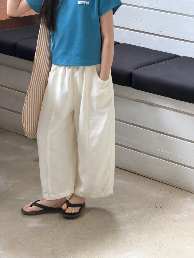 【100-170cm】輕薄透氣防蚊休閒褲
