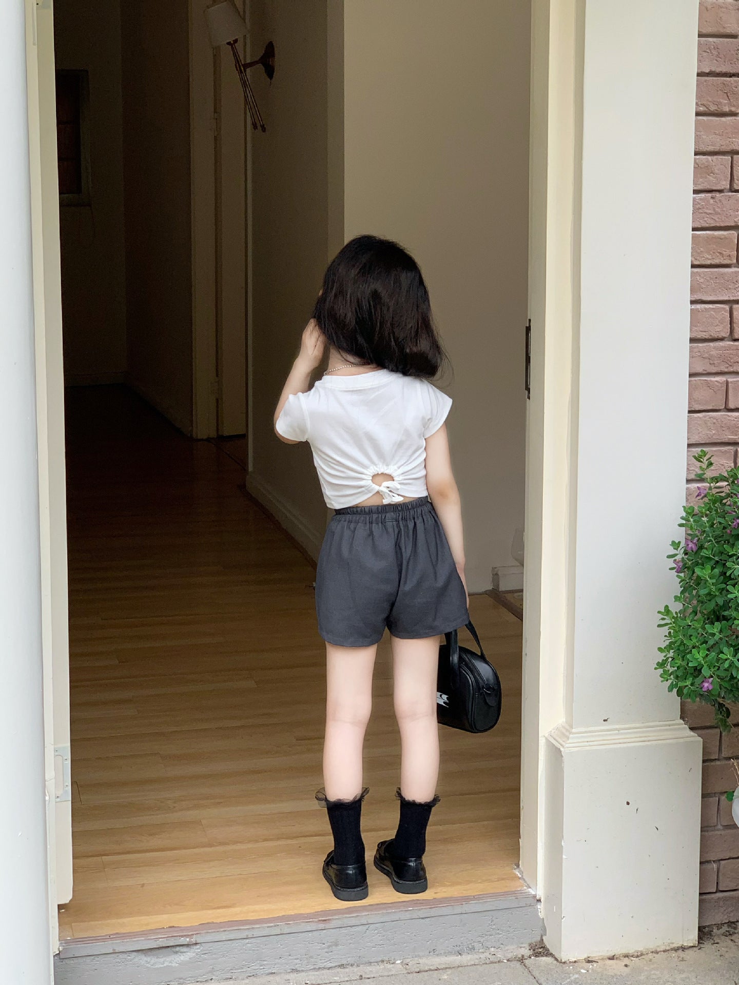 【90-150cm】側開衩西裝半身裙