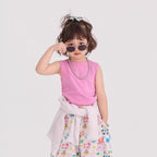 【90-150cm】圓領無袖針織背心