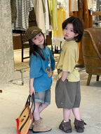 【90-150cm】韓版米奇砂洗圓領T