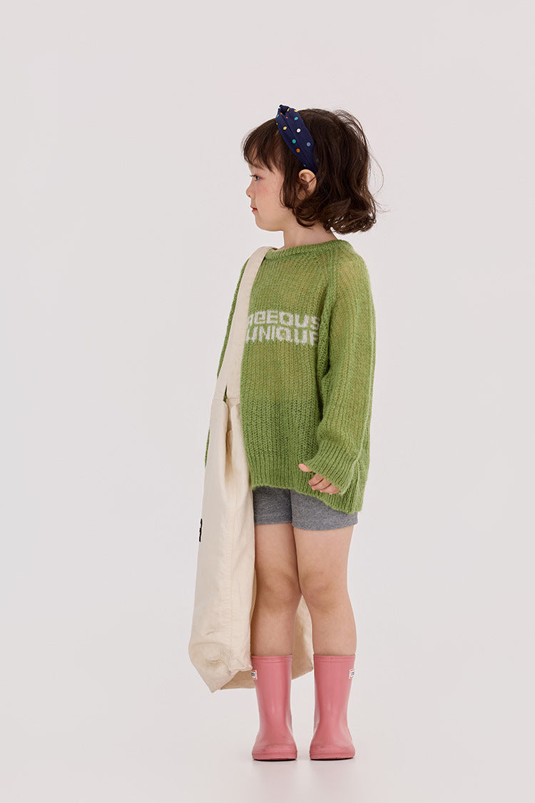 【90-150cm】度假風鏤空針織上衣