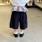 【90-150cm】寬鬆燈籠六分褲