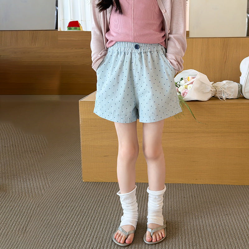【100-170cm】印花休閒短褲