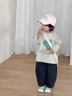 【80-150cm】可愛動物寬鬆純棉T恤