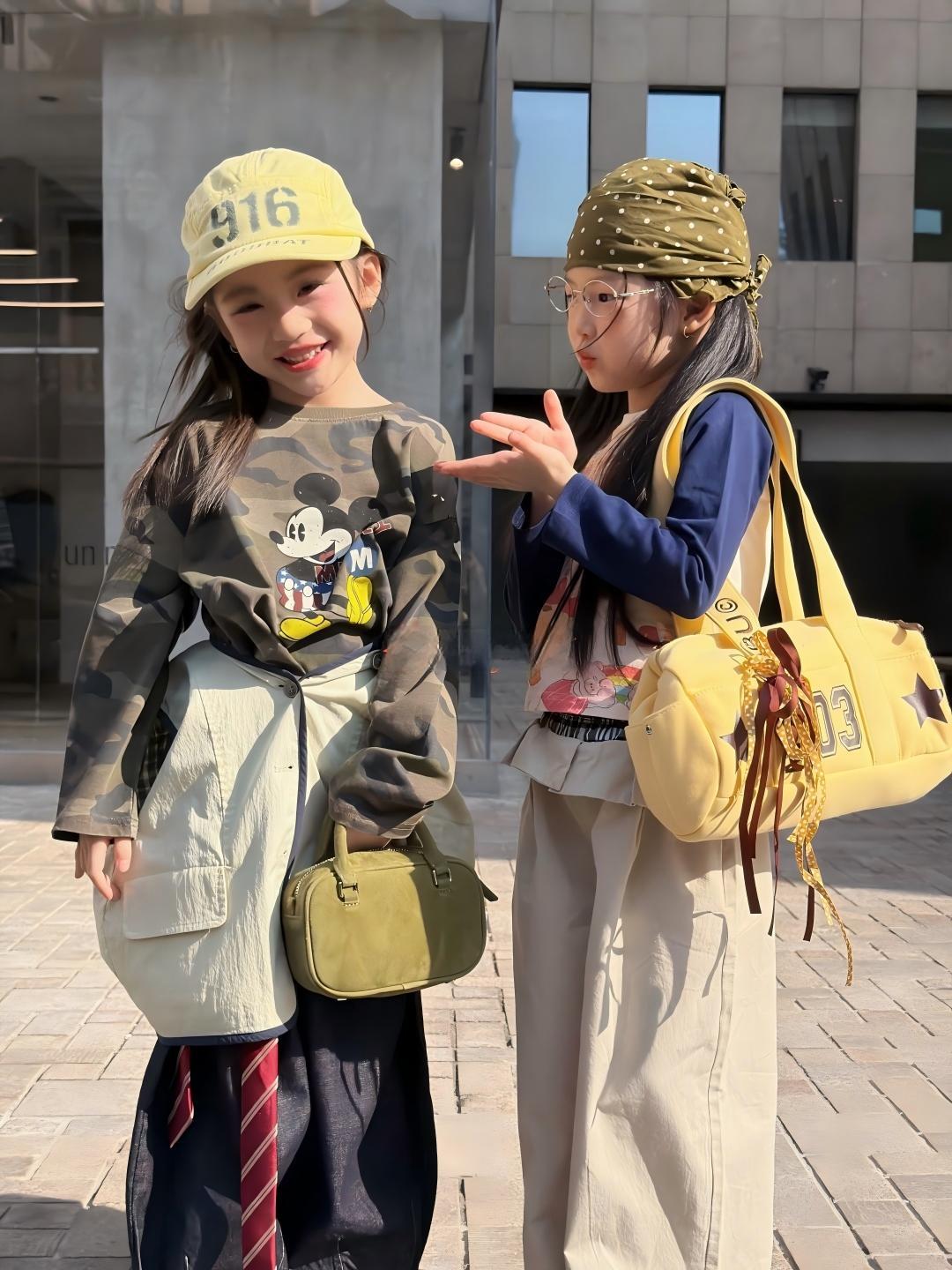 【90-140cm】迷彩米奇 | 馬甲 | 塗鴉T | 裙邊褲