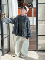 【90-150cm】韓版水洗棉寬鬆直筒休閒褲