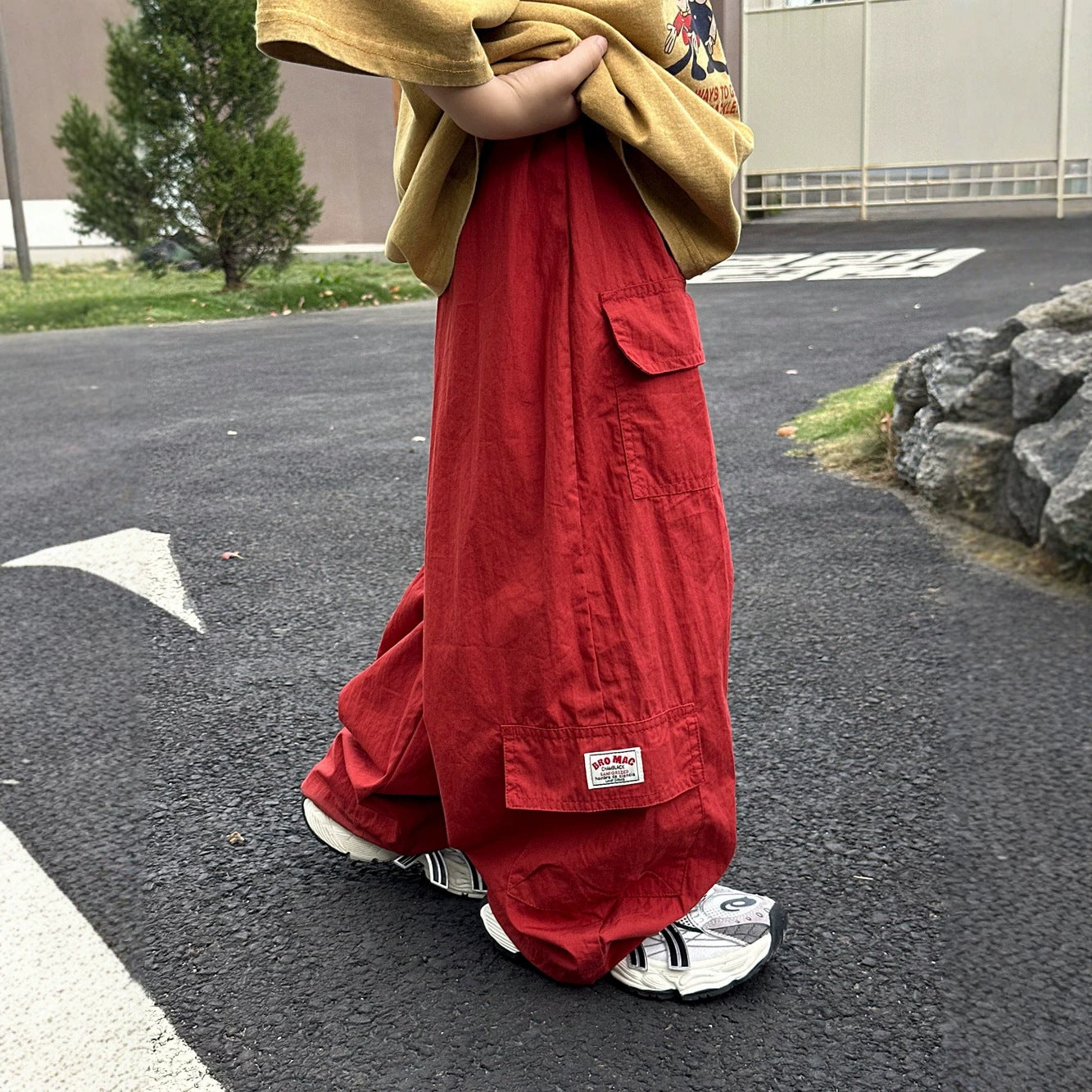 【100-160cm】口袋薄款防蚊褲