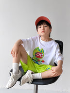 【100-170cm】卡通涼感寬鬆全棉T