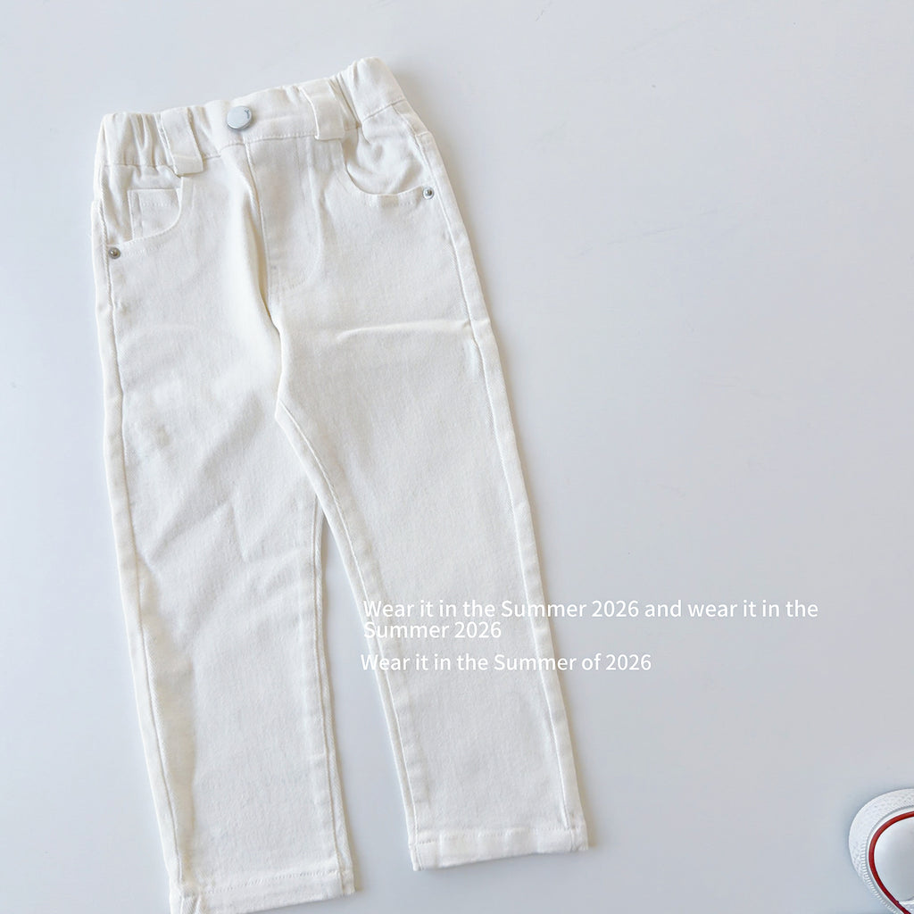 【90-150cm】【兩種厚度】時尚純色韓版喇叭褲