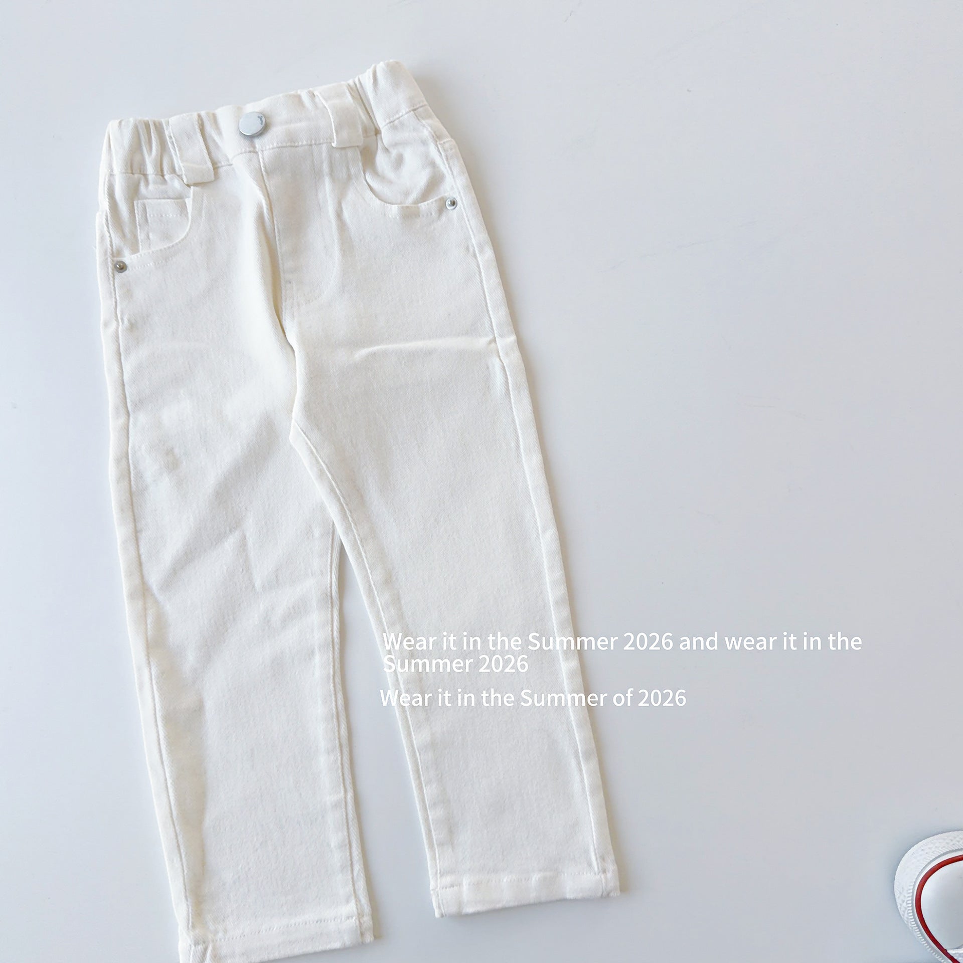 【90-150cm】【兩種厚度】時尚純色韓版喇叭褲