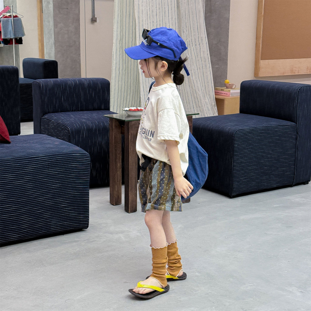【80-130cm】韓版童趣企鵝印花休閒T