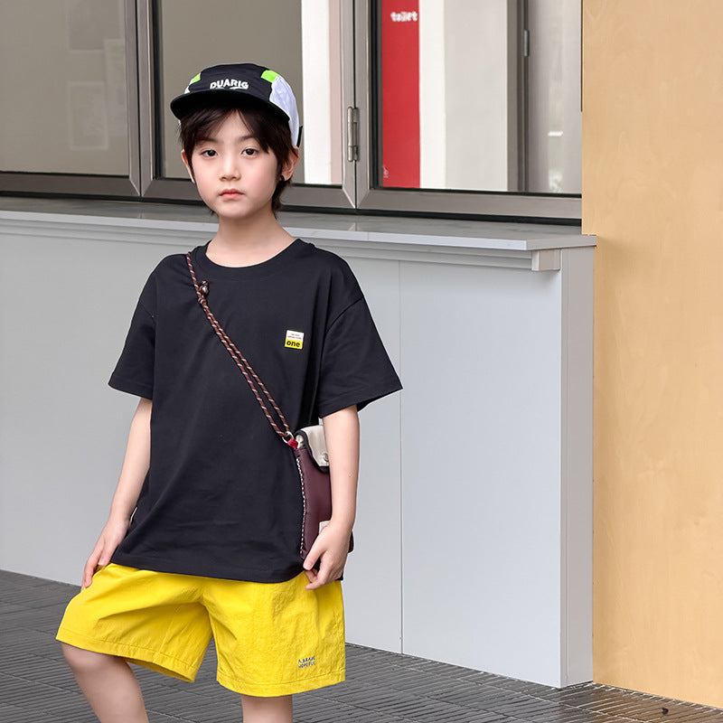 【100-170cm】夏日多色百搭純棉T