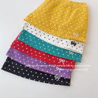 【90-150cm】辣妹高腰波點半身裙