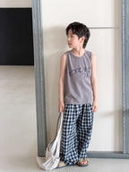 【100-170cm】6色-亞麻棉字母背心
