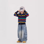 【90-150cm】工裝牛仔褲