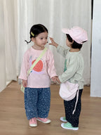 【80-150cm】可愛動物寬鬆純棉T恤