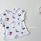 【90-150cm】緊身彈性辣妹上衣