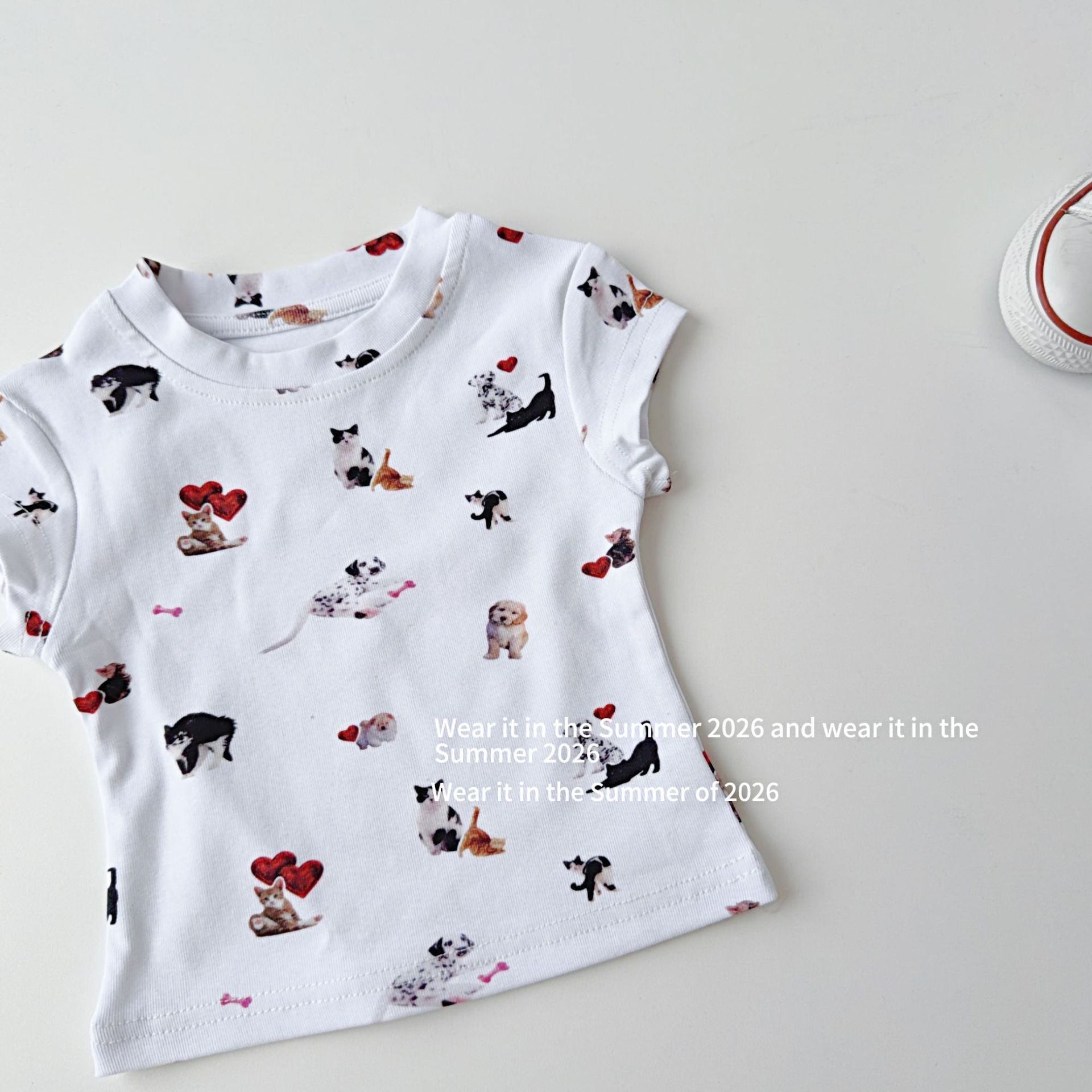 【90-150cm】緊身彈性辣妹上衣