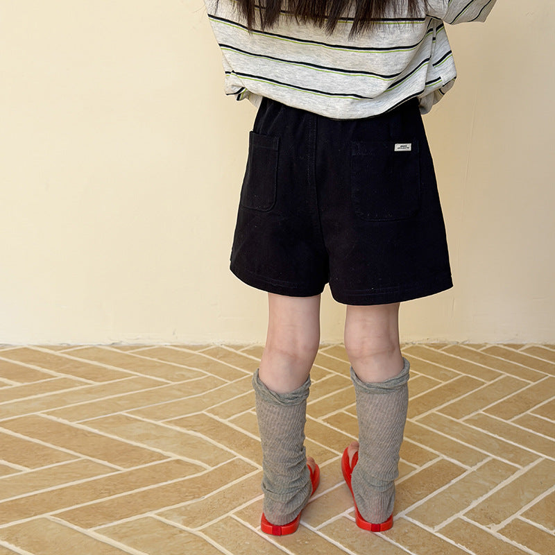 【100-170cm】全棉舒服透氣貼標短褲