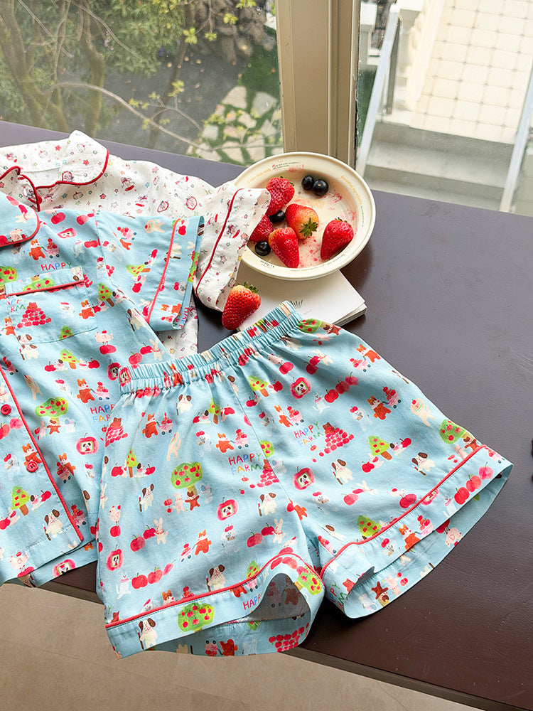 【100-170cm】10色-冰感透氣萊賽爾親膚家居服兩件套