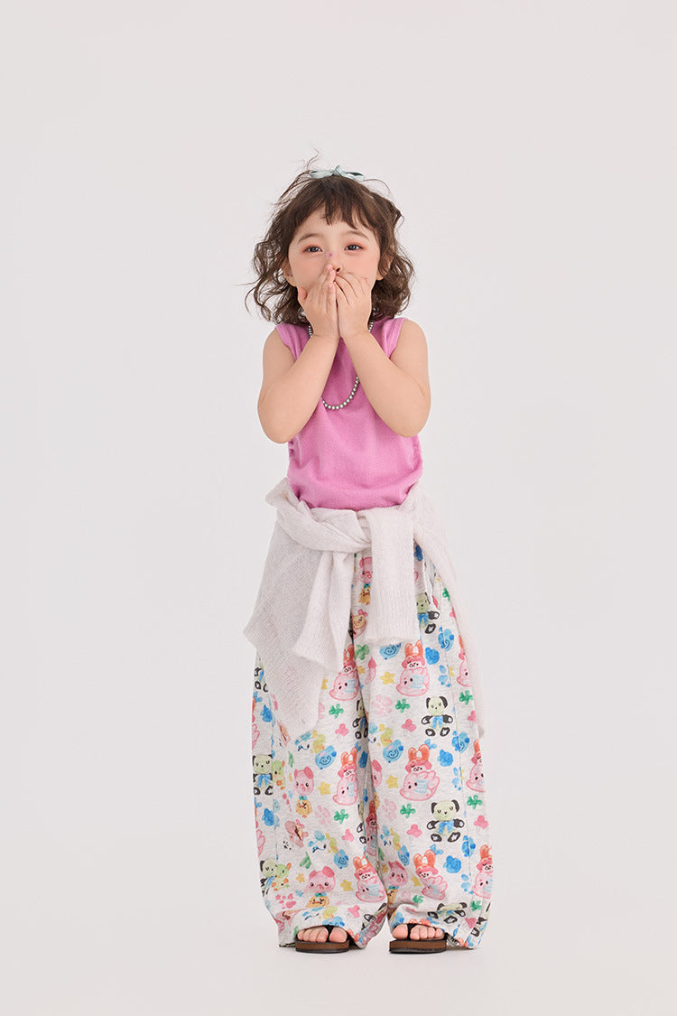 【90-150cm】圓領無袖針織背心