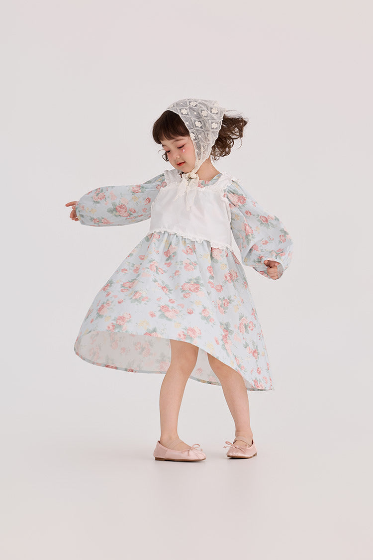 【90-150cm】碎花連身裙