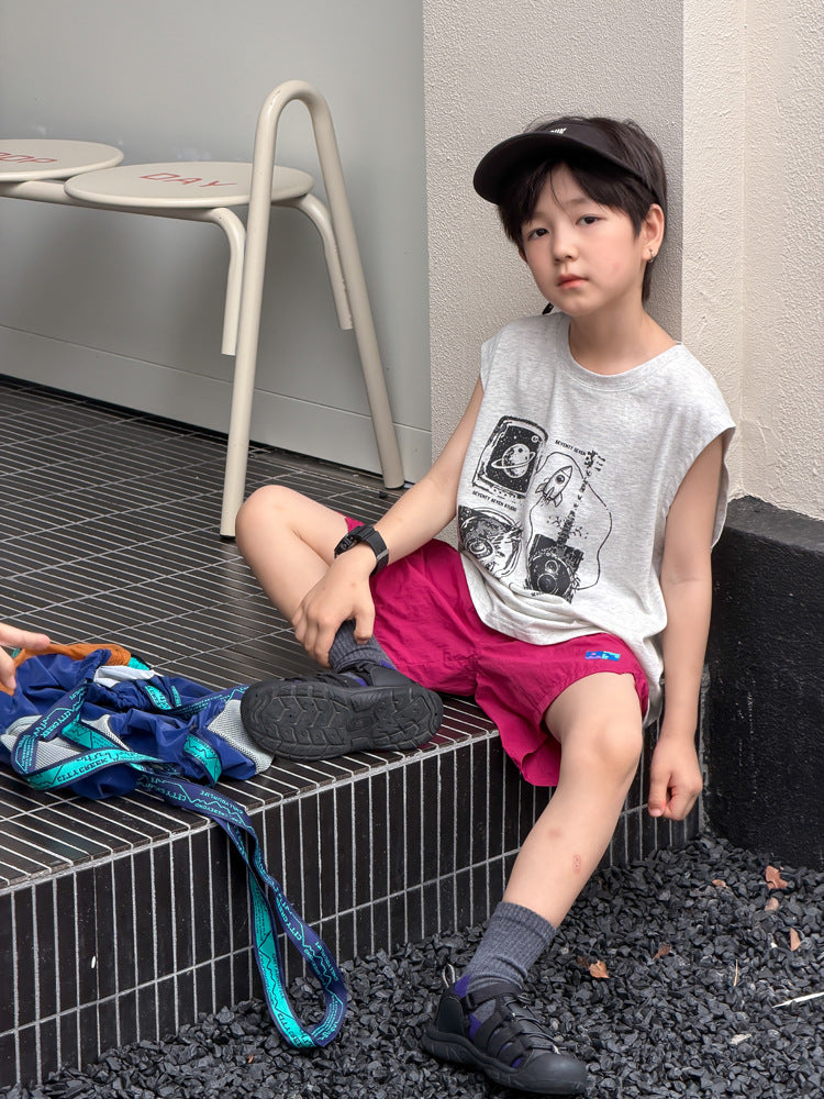 【100-170cm】潮酷寬鬆街感背心