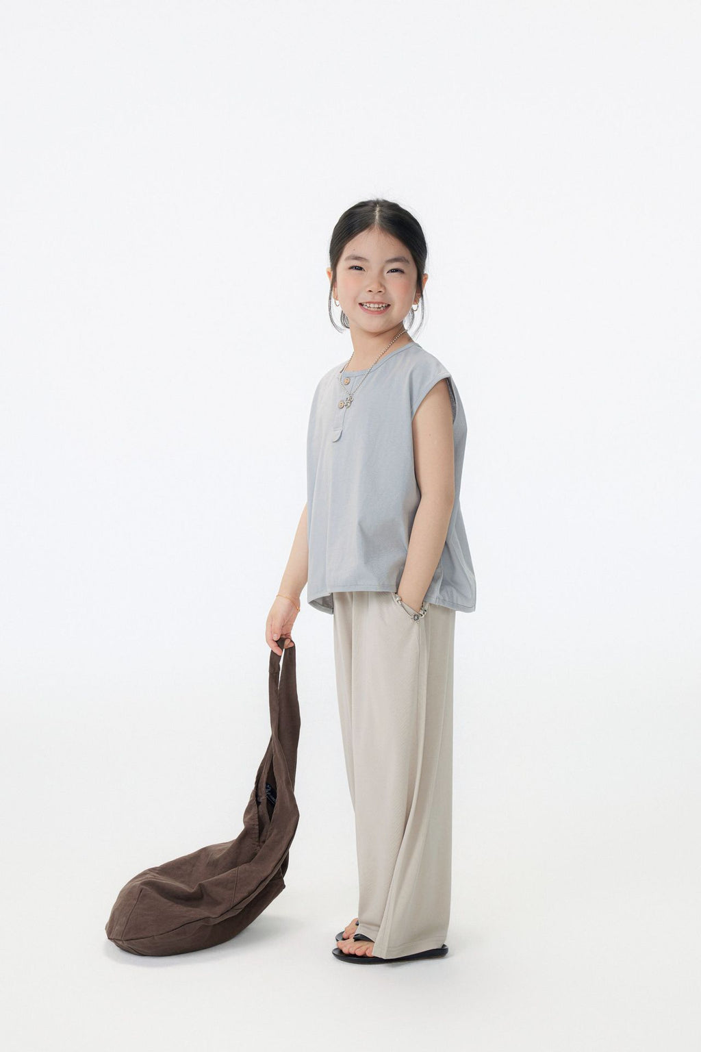 【90-150cm】日系簡素棉舒適百搭短袖