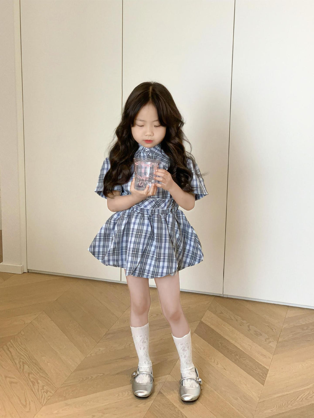 【90-140cm】學院風格紋套裝