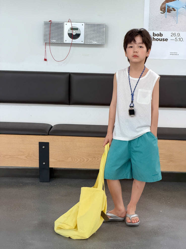【100-170cm】雪花棉口袋背心